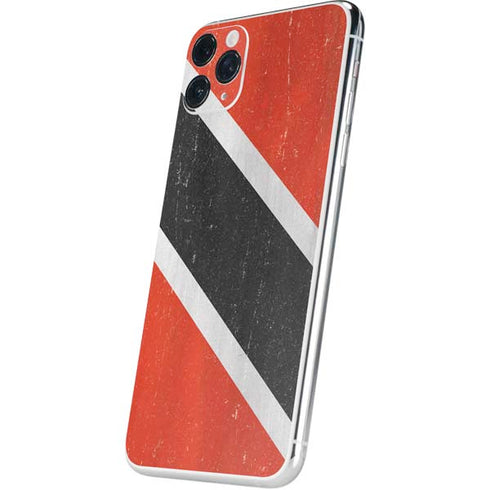 Trinidad and Tobagao Flag Distressed iPhone 11 Pro Max Skin
